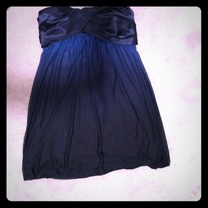 Navy blue glitter dress